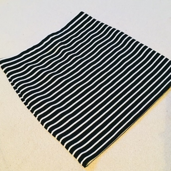 B & W Striped Skirt - Picture 2 of 3